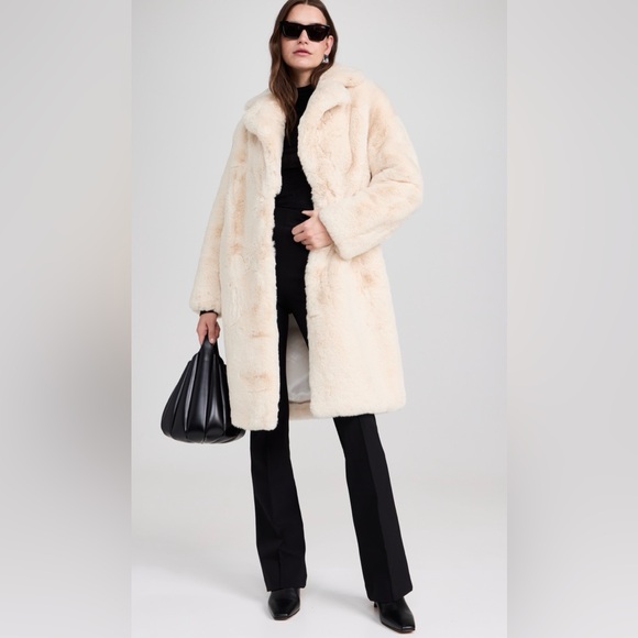 Apparis Jackets & Blazers - Apparis Steffi Faux Fur Long Coat - Women